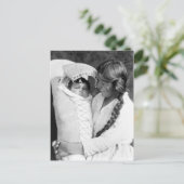 先住民アメリカの母親と彼女のパポオース ポストカード (スタンド正面)