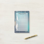 先住民アメリカの羽とビーズ ポストイット (デスク上)