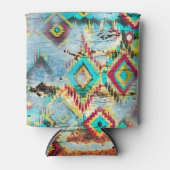 先住民アメリカの部族の昇華 缶クーラー (正面)