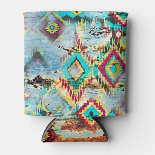 先住民アメリカの部族の昇華 缶クーラー (正面)