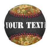 先住民アメリカの部族の生地I +あなたのアイディア 野球ボール (裏面)