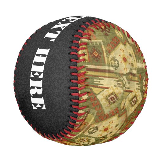 先住民アメリカの部族の生地I +あなたのアイディア 野球ボール (アングル)