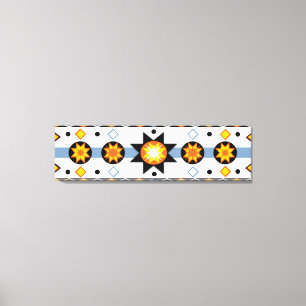 先住民アメリカのSun Pattern Stretted Canvas Print キャンバスプリント
