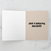 先住民アメリカインディアンのティーピースアートグリーティングカード カード (内部)