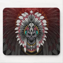 先住民アメリカインディアンスカル