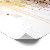 先住民アメリカインディアンポートレート戦士絵画ズ ポスター (角)