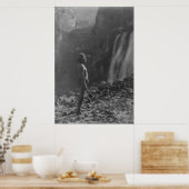 先住民アメリカインディアンヴィンテージポートレート ポスター (キッチン)