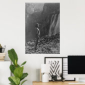 先住民アメリカインディアンヴィンテージポートレート ポスター (ホームオフィス)