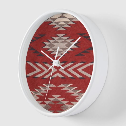 先住民アメリカインディアン南西壁 壁時計 (傾斜)