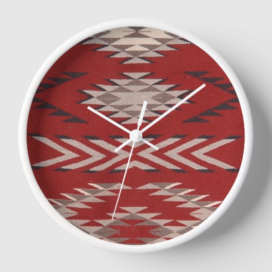 先住民アメリカインディアン南西壁 壁時計 (正面)