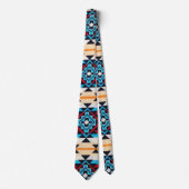 先住民アメリカインディアン南西部パターン ネクタイ (正面)