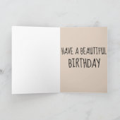 先住民アメリカインディアン女性誕生日カード カード (内部)