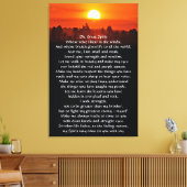 先住民アメリカインディアン祈りの言葉 キャンバスプリント (インサイチュ (リビング))