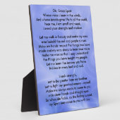 先住民アメリカインディアン祈りの言葉 フォトプラーク (側面)