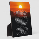 先住民アメリカインディアン祈りの言葉 フォトプラーク (側面)