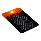 先住民アメリカインディアン祈りの言葉 マグネット (右側)