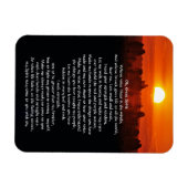 先住民アメリカインディアン祈りの言葉 マグネット (横)