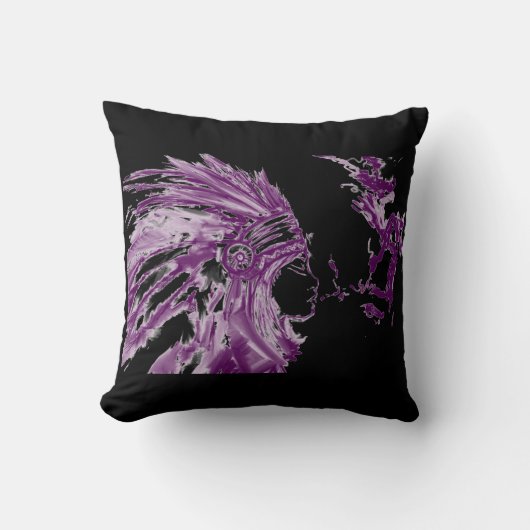 先住民アメリカインディアン装飾用クッション クッション (正面)