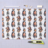 先住民アメリカインディアン部族パターンデザイン 薄葉紙 (クラフト)