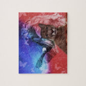 先住民アメリカインディアン長 ジグソーパズル (縦)