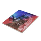 先住民アメリカインディアン長 タイル (側面)