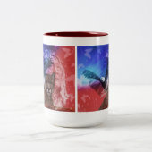 先住民アメリカインディアン長 ツートーンマグカップ (中央)