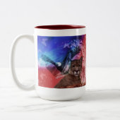 先住民アメリカインディアン長 ツートーンマグカップ (左)