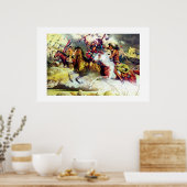 先住民アメリカインディアン – シェイン ポスター (キッチン)