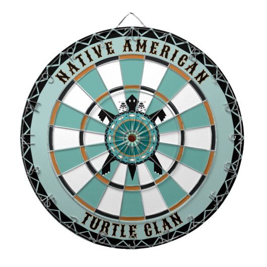 先住民アメリカカメ ダーツボード (正面)