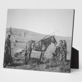 先住民アメリカクリー族、西カナダC.1 フォトプラーク (側面)