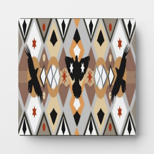 先住民アメリカクロウプラーク フォトプラーク (正面)