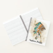 先住民アメリカスパイラルノート ノートブック (内部)