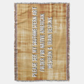 先住民アメリカデザイン等スローブランケット スローブランケット (正面縦)