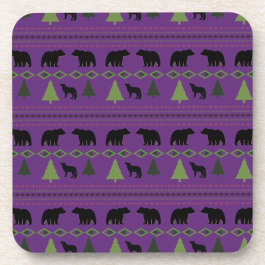 先住民アメリカデザイン コースター (正面)