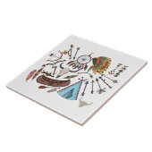 先住民アメリカデザイン タイル (側面)