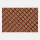 先住民アメリカデザイン ラッピングペーパーシート (正面3)