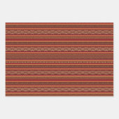 先住民アメリカデザイン ラッピングペーパーシート (正面2)