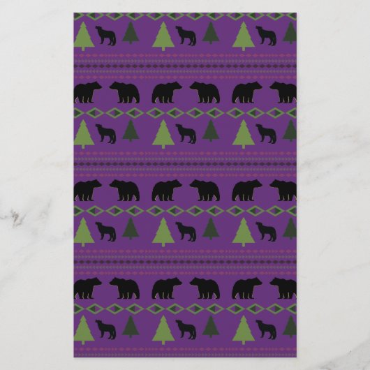 先住民アメリカデザイン 便箋 (正面)