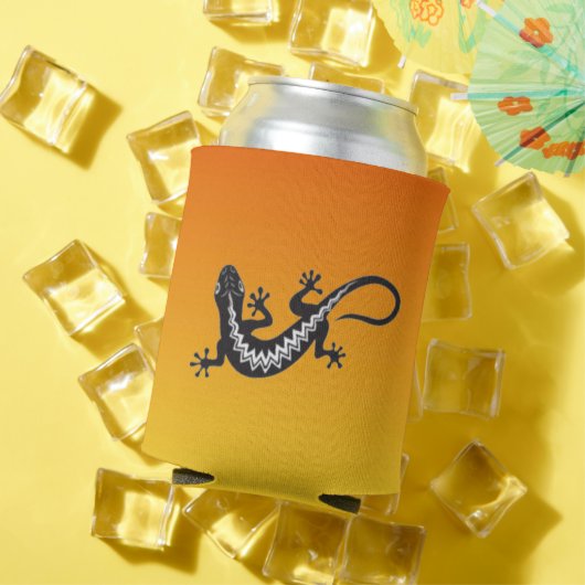 先住民アメリカトカゲのシンボル 缶クーラー (インサイチュ 夏)