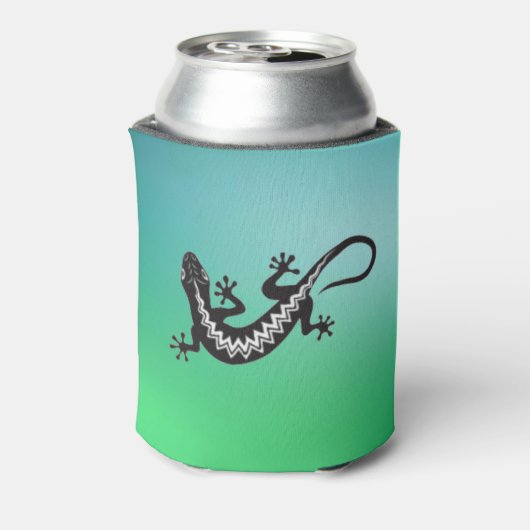 先住民アメリカトカゲのシンボル 缶クーラー (缶裏面)