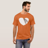 先住民アメリカハート先住民先住民アメリカ Tシャツ (正面フル)