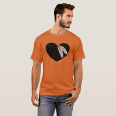 先住民アメリカハート先住民先住民アメリカ Tシャツ (正面フル)