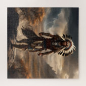 先住民アメリカパズル ジグソーパズル (横)