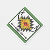 先住民アメリカパーティーココペリパーティー スタンダードランチョンナプキン (角)