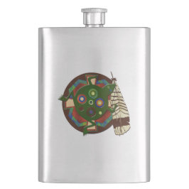 先住民アメリカフォークカエル フラスク