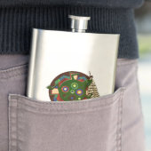 先住民アメリカフォークカエル フラスク (インサイチュ)