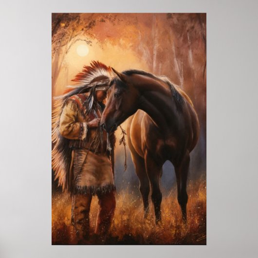 先住民アメリカプリント、バリューポスター紙(マット) ポスター (正面)
