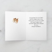 先住民アメリカベビーおめでとうカード カード (内部)