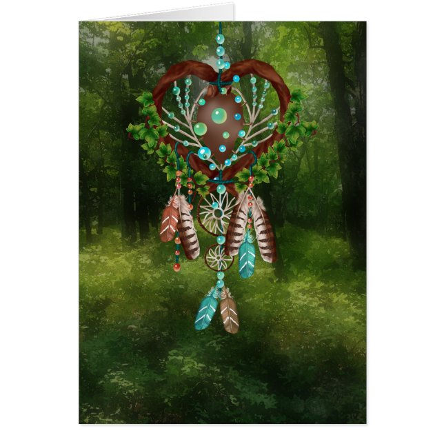 先住民アメリカンすべての行事カード (正面)