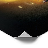 先住民アメリカンをテーマにした「クマ」プリント ポスター (角)